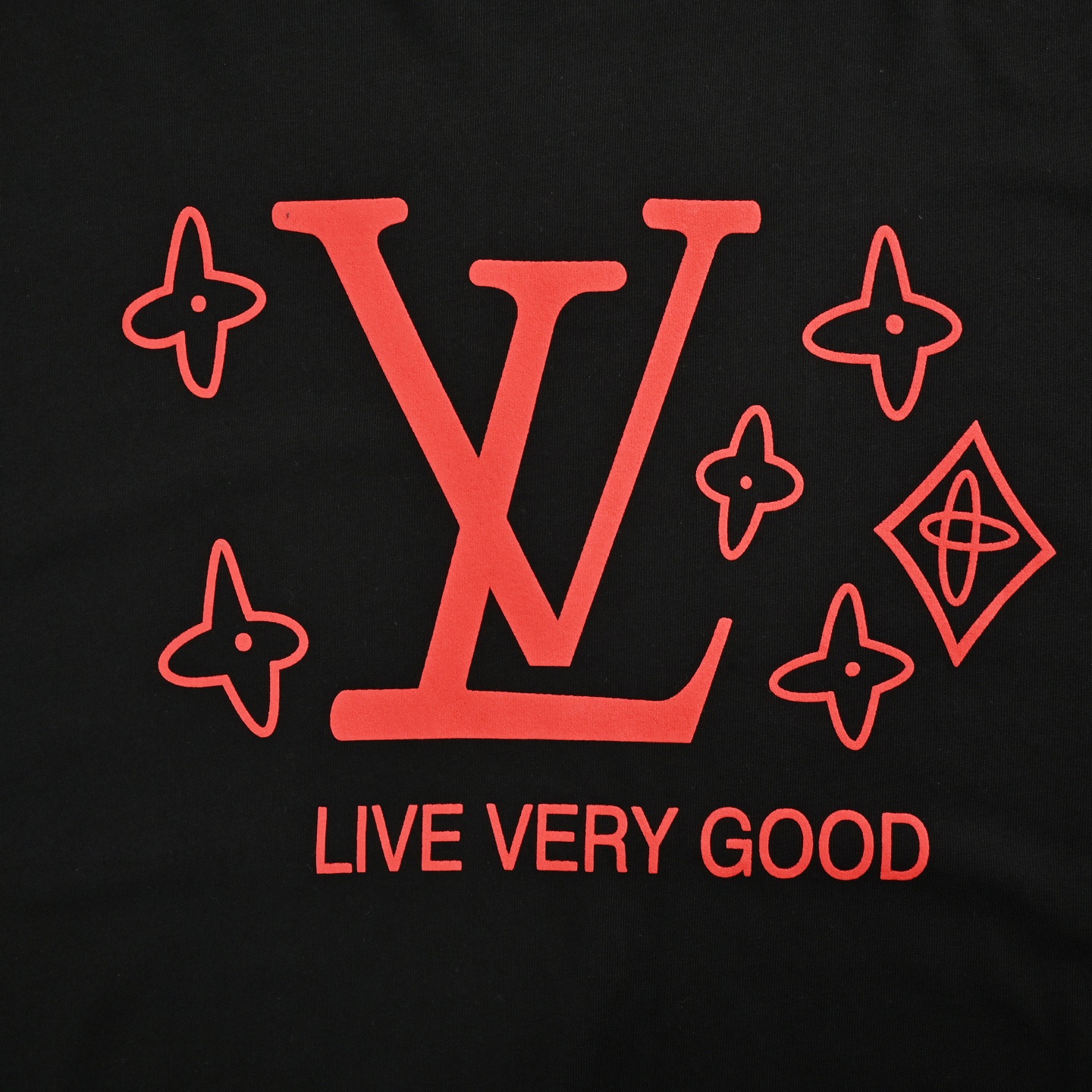 Louis Vuitton 25ss monogram logo foam print short sleeves