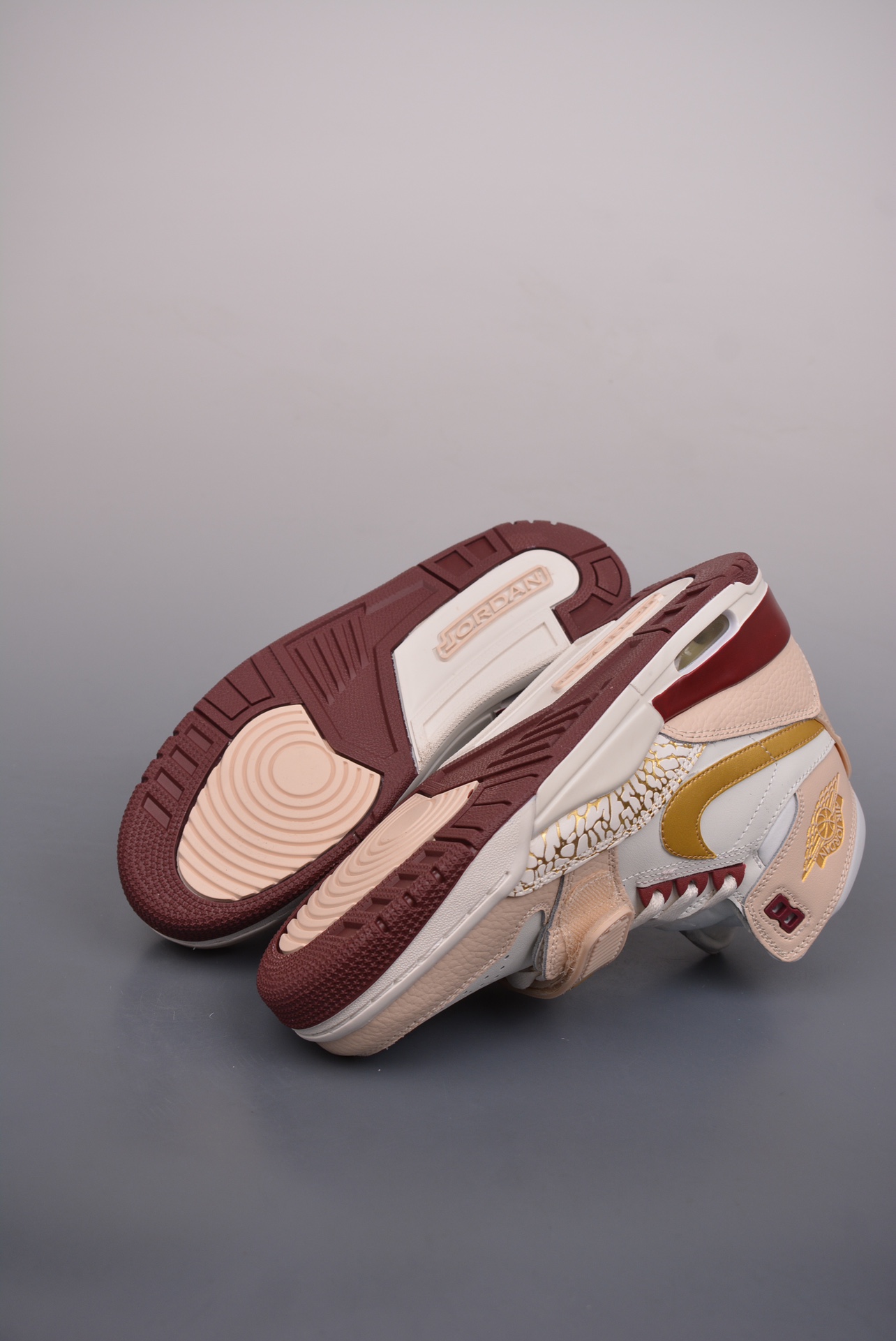 Nike Air Jordan Legacy 312 High Beige Wine Red Gold