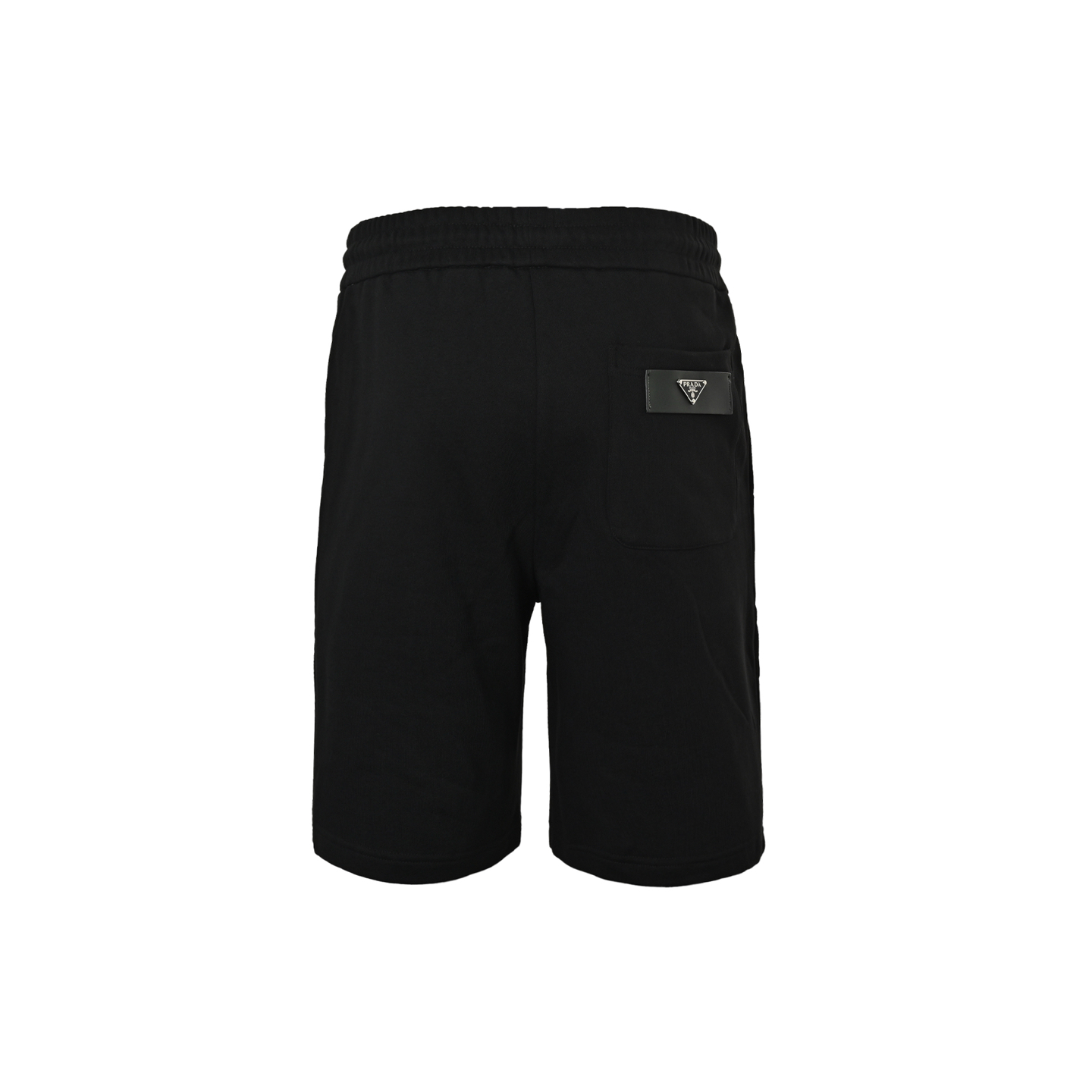 Prada Logo Embroidered Back Pocket Metal Triangle Shorts