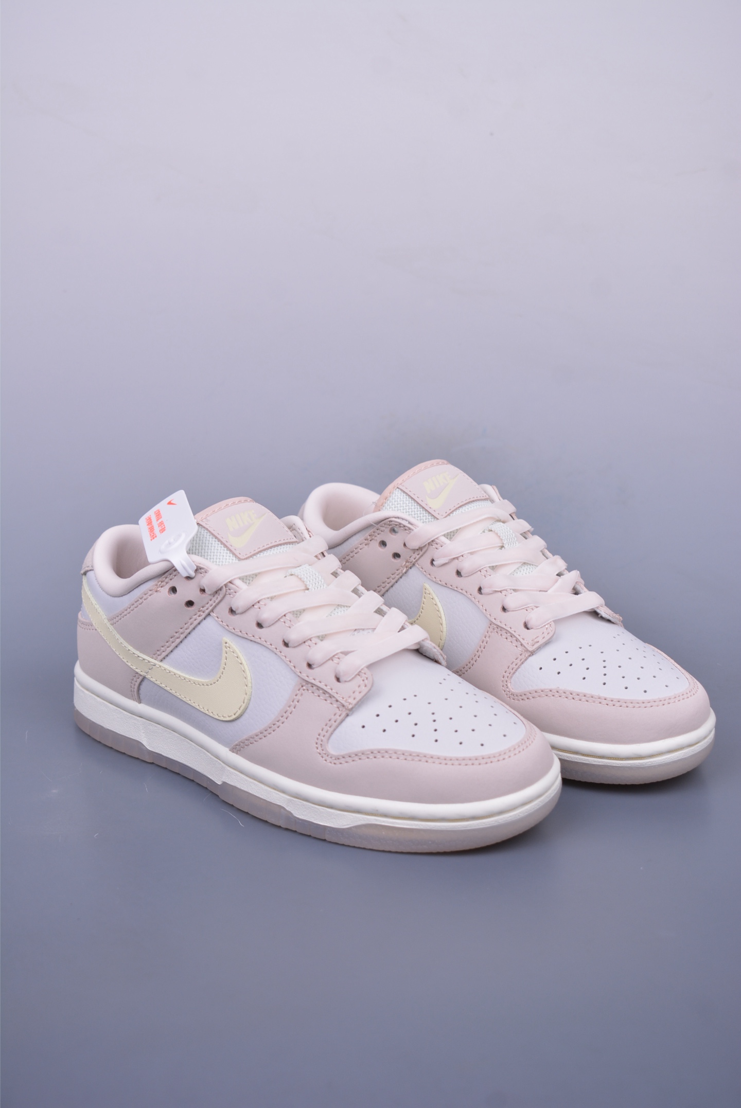 LV x Nike SB Dunk Low Sneakers Light Pink FB7901-601