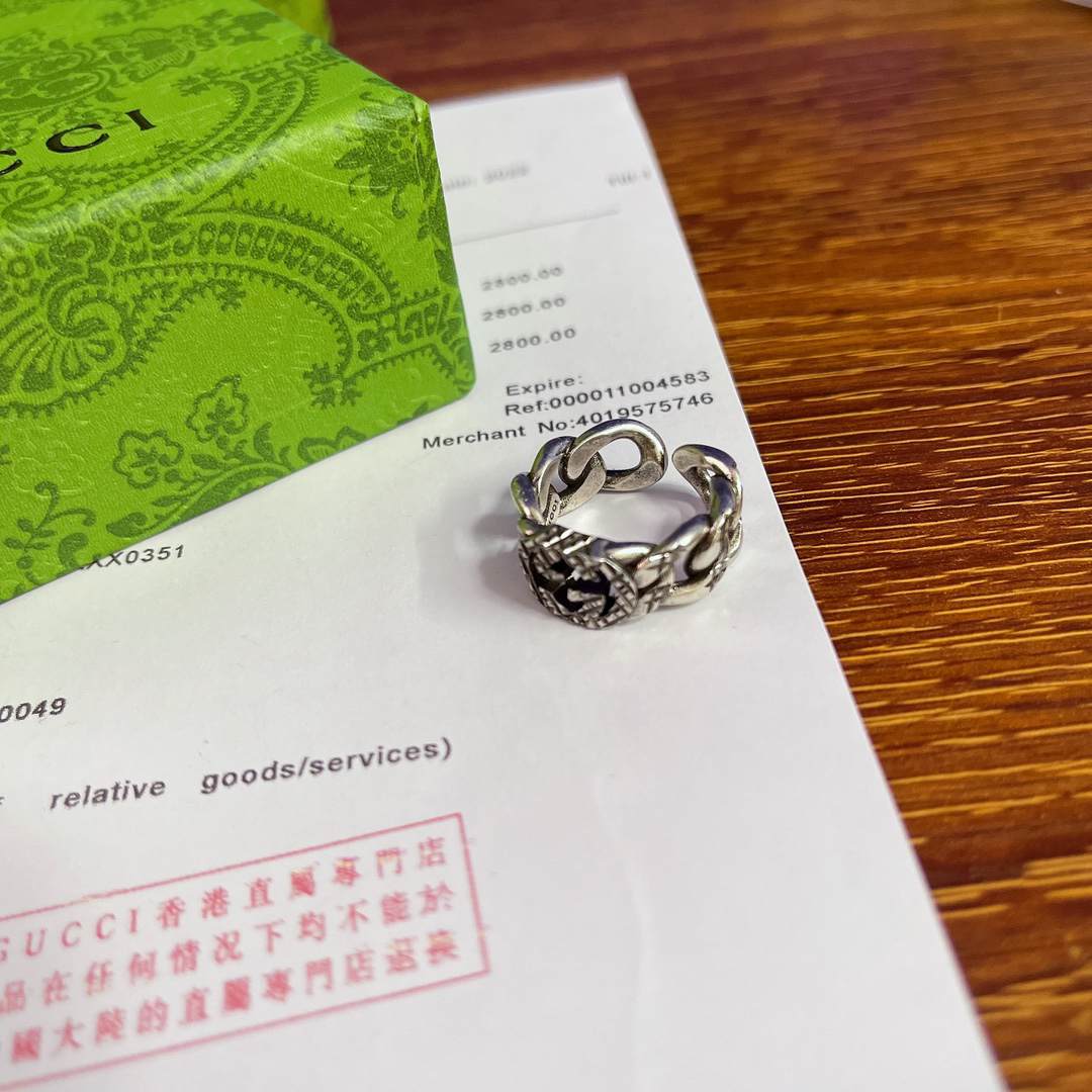 GUCCI GG chain ring
