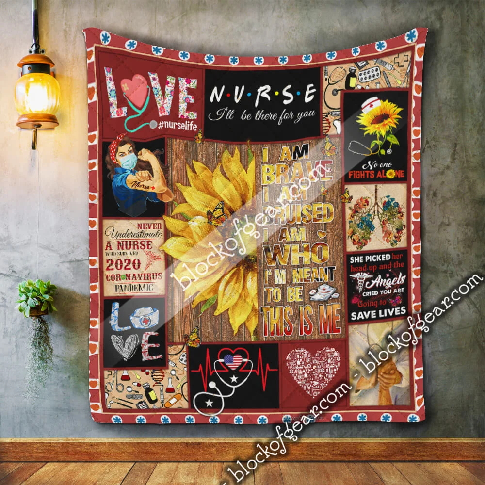 I Am A Nurse Quilt Blanket