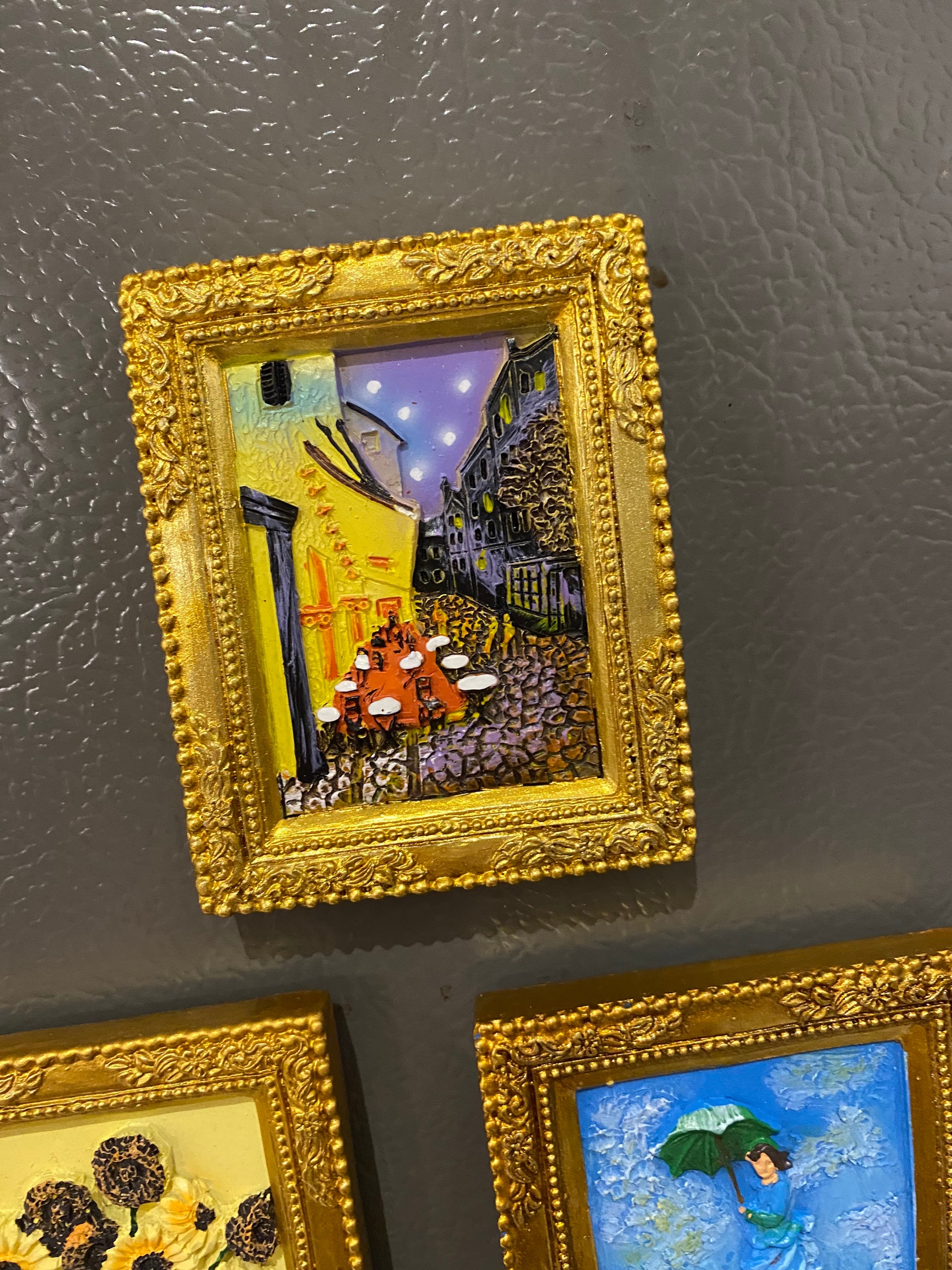 3D World Famous Painting Magnet | Miniature work of art