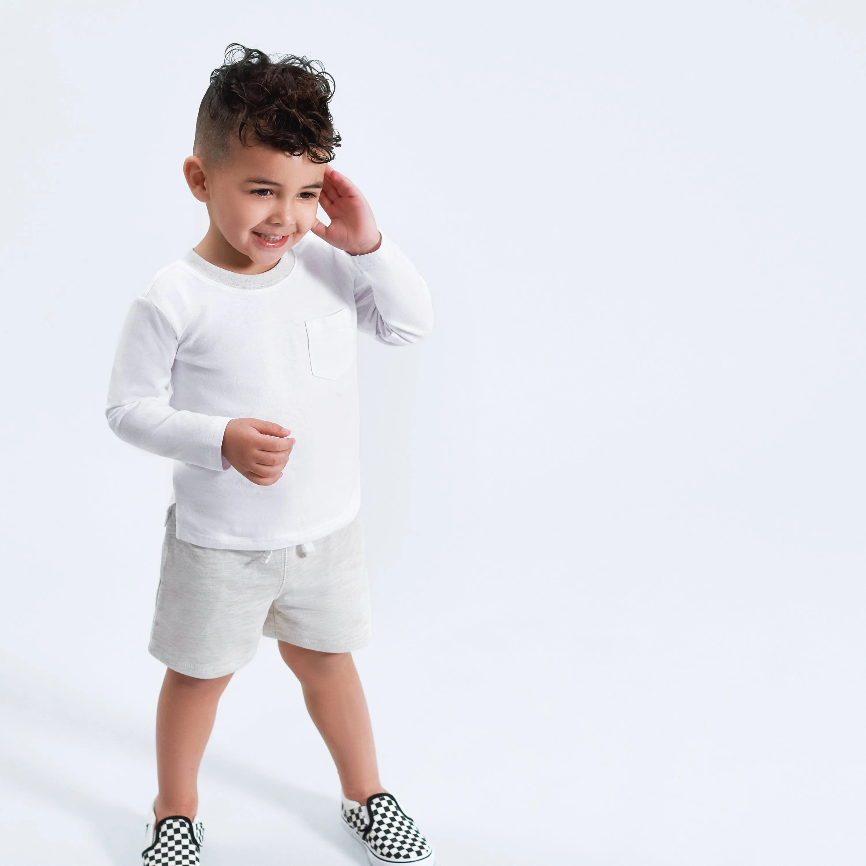 3-Pack Baby & Toddler Boys Royal Blues Long Sleeve Pocket Tees