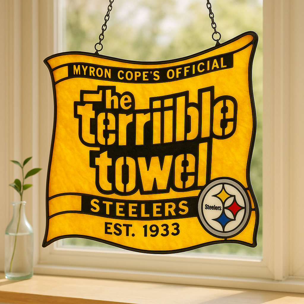 Pittsburgh Steelers Terrible Towel Decorative Sign