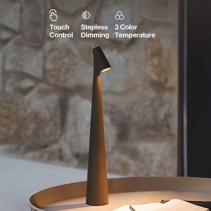 [Portable LED Lamp] Rechargeable Modern LED Table Lamp | Portable Touch Control for Home Decoratio