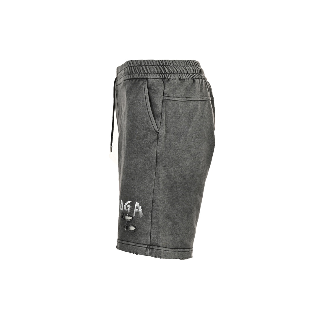 Balenciaga Hand Painted Destroyed Shorts