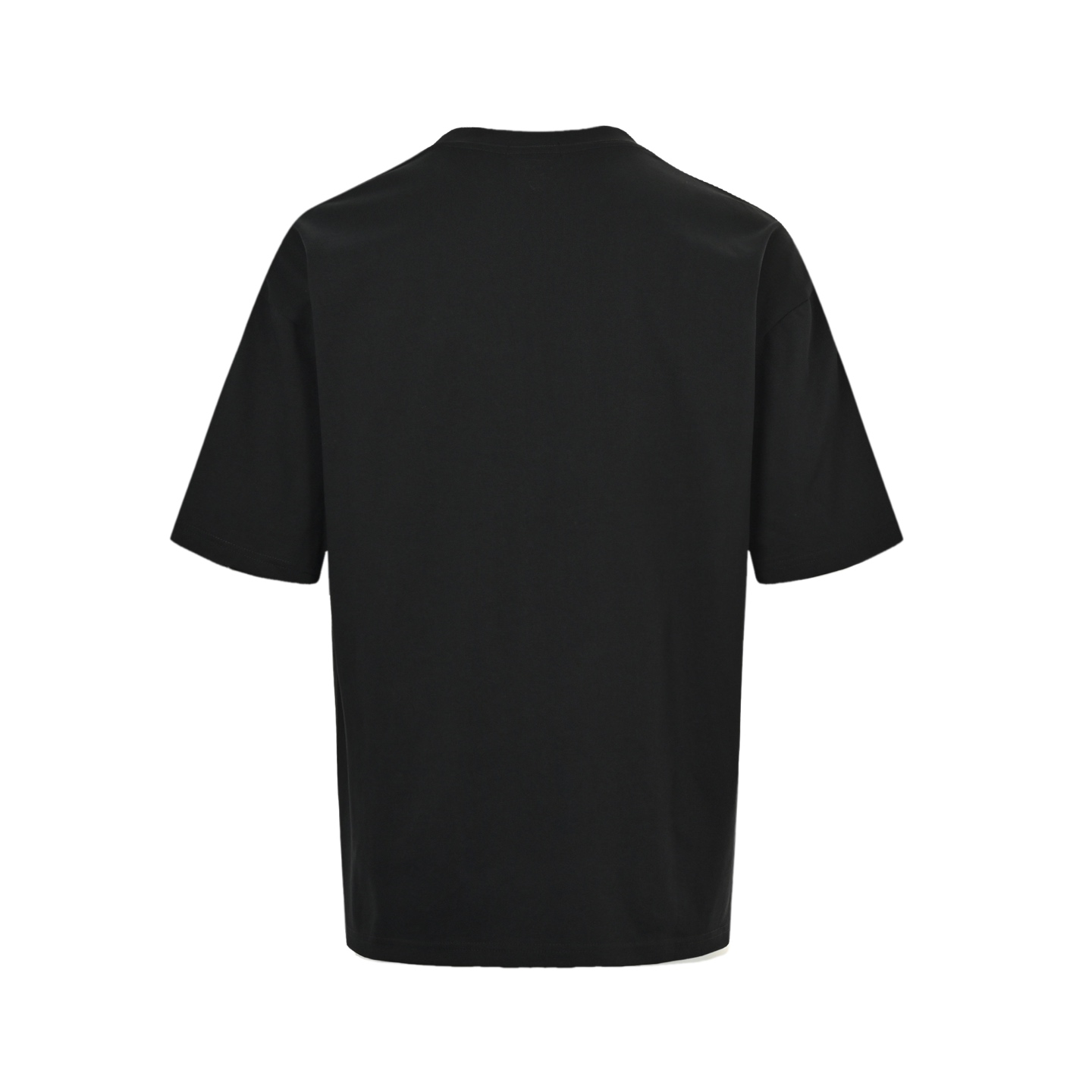 Loewe 25ss short-sleeved shirt with dark logo embroidery
