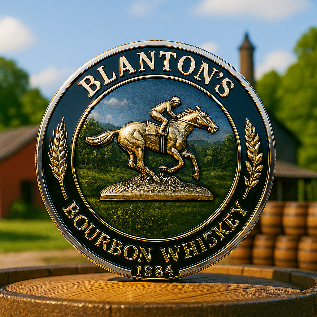 Blanton's 1984 Bourbon Whiskey Commemorative Racing Coin