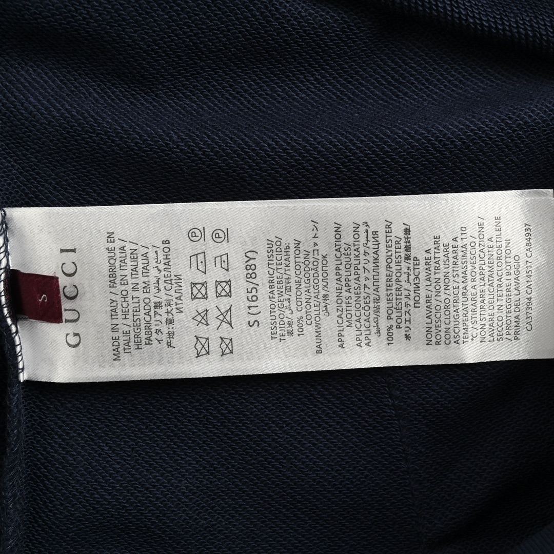 Gucci 24Fw belted lettering print hooded sweatshirt