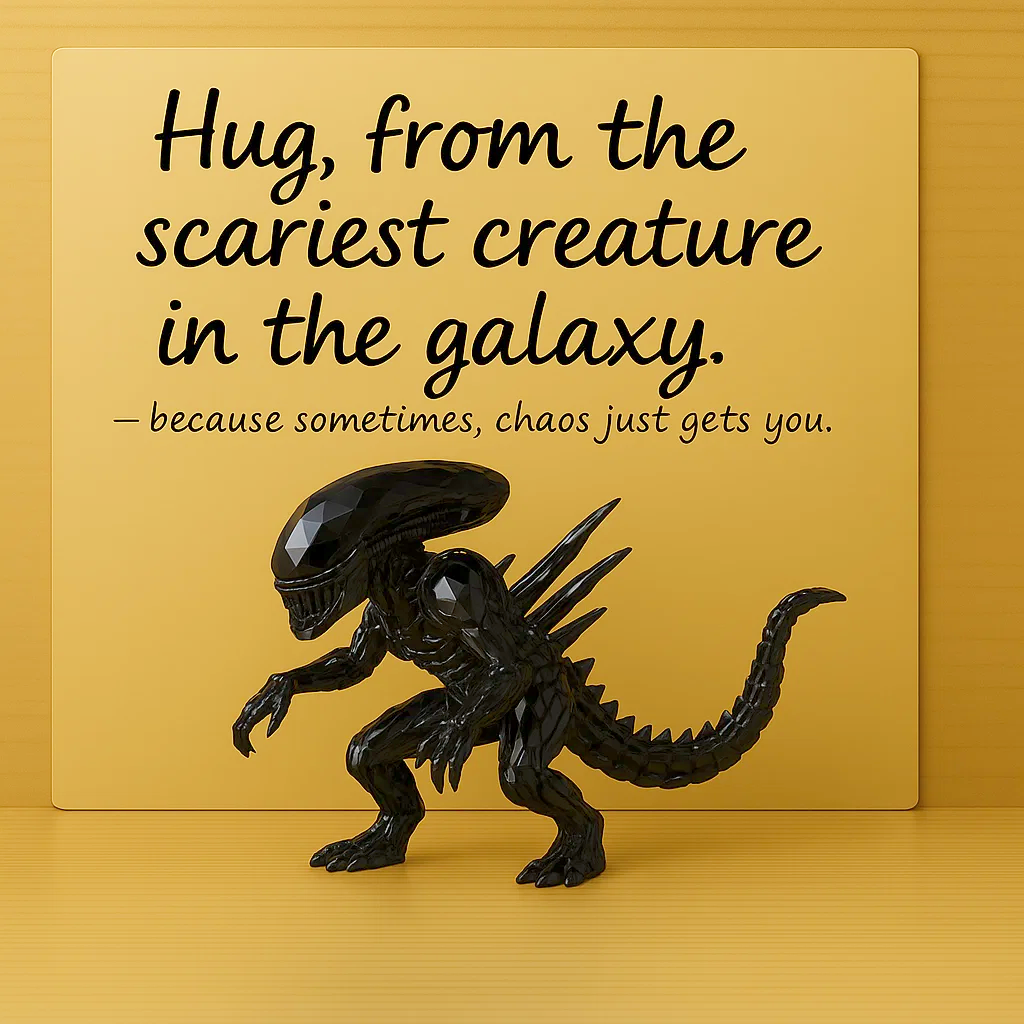 Crystal Xenomorph Pocket Hug——Even monsters can care.