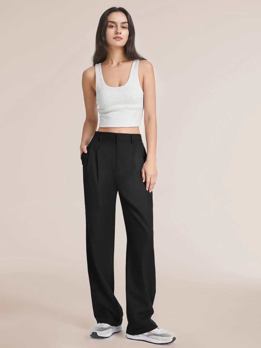 🎄Christmas Special Sale-[SAVE 50% OFF]--Wide-Leg Tailored Pants--BUY 2 GET 15% OFF & FREE SHIPPING