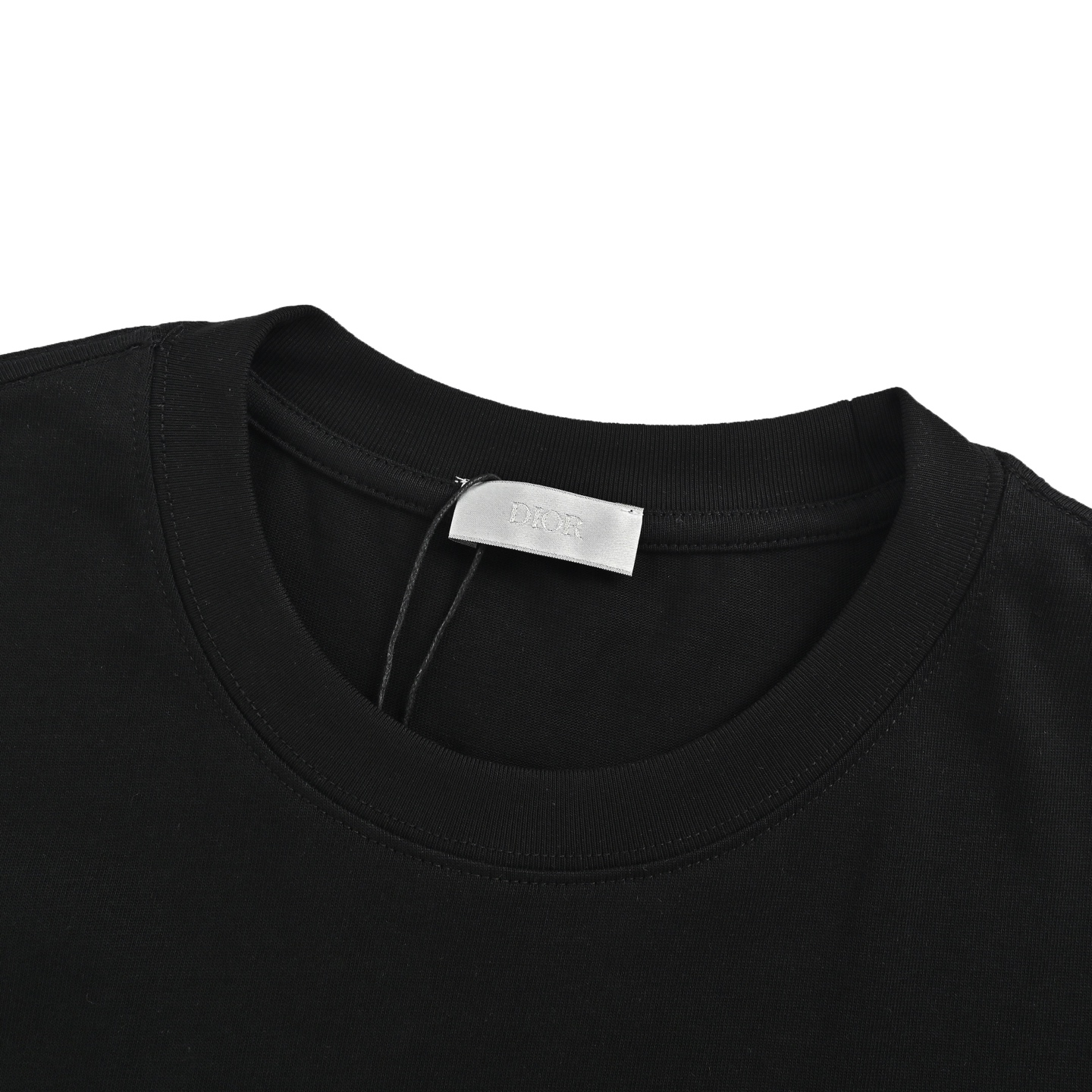 Dior 25ss chest embroidered letter short sleeve