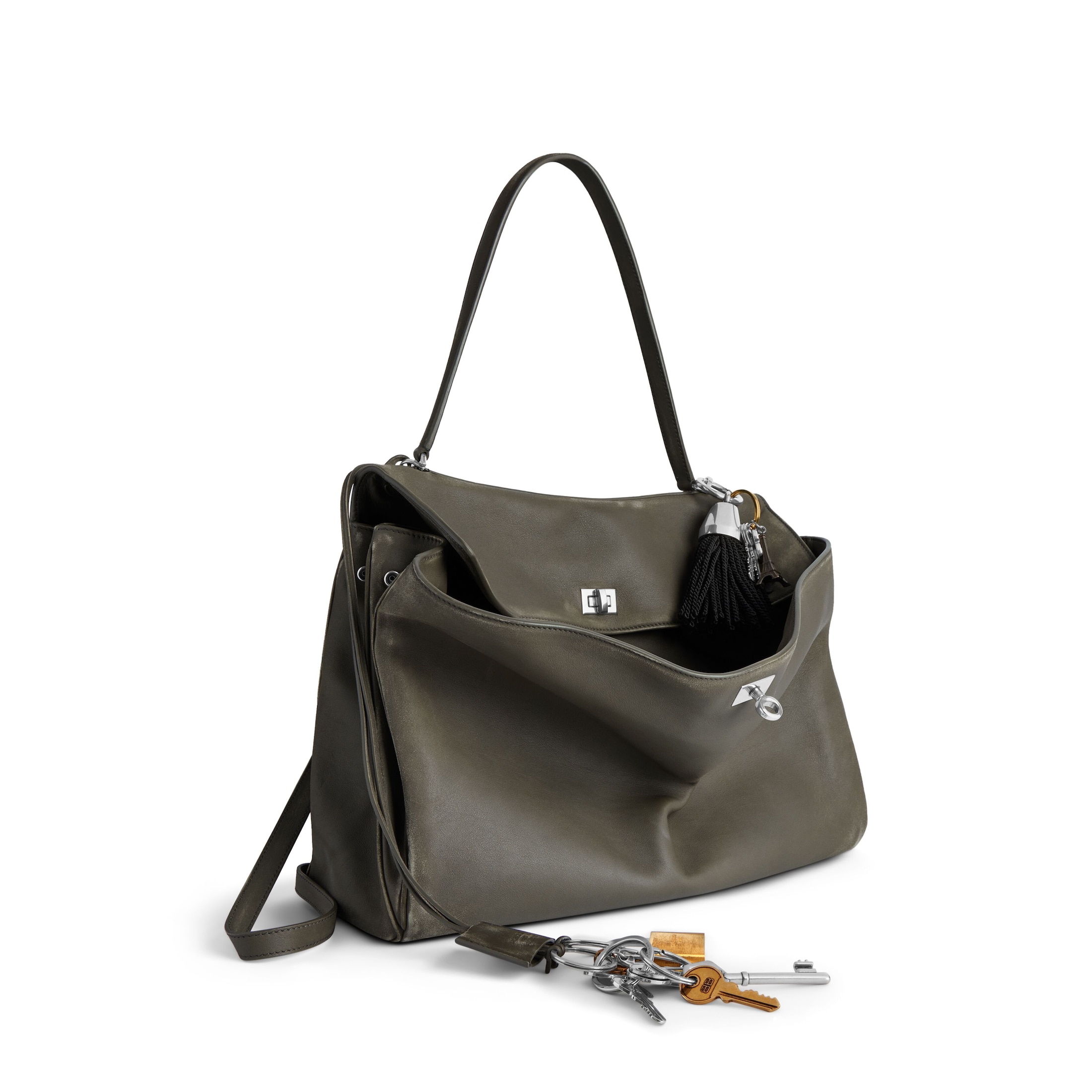 Balenciaga Women's Rodeo Handbag Large With Charms7897442AA7T3503