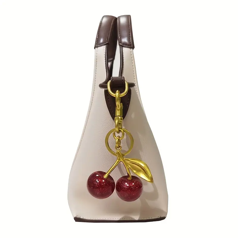 ON SALE🔥Cherry Purse Charm, Keychain for purse, Bag accessories