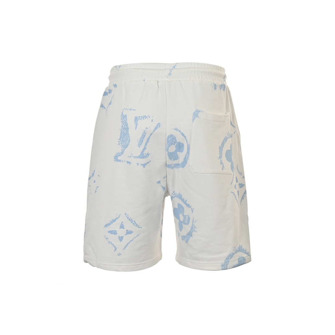 Louis Vuitton 24ss monogram logo print shorts