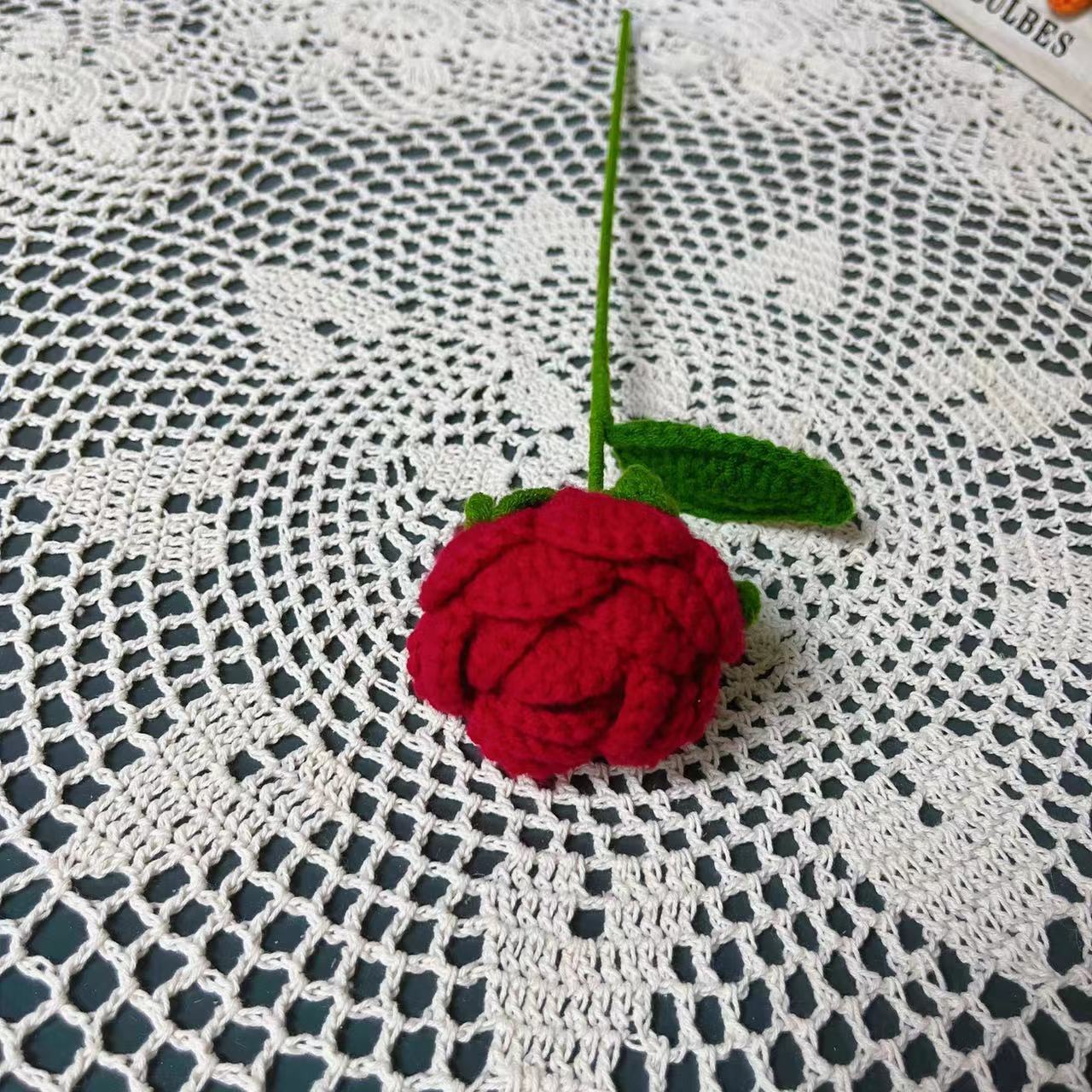 🔥Mother's Day Sale-[SAVE 50% OFF]--Handmade Knitted Rose-Never Fade