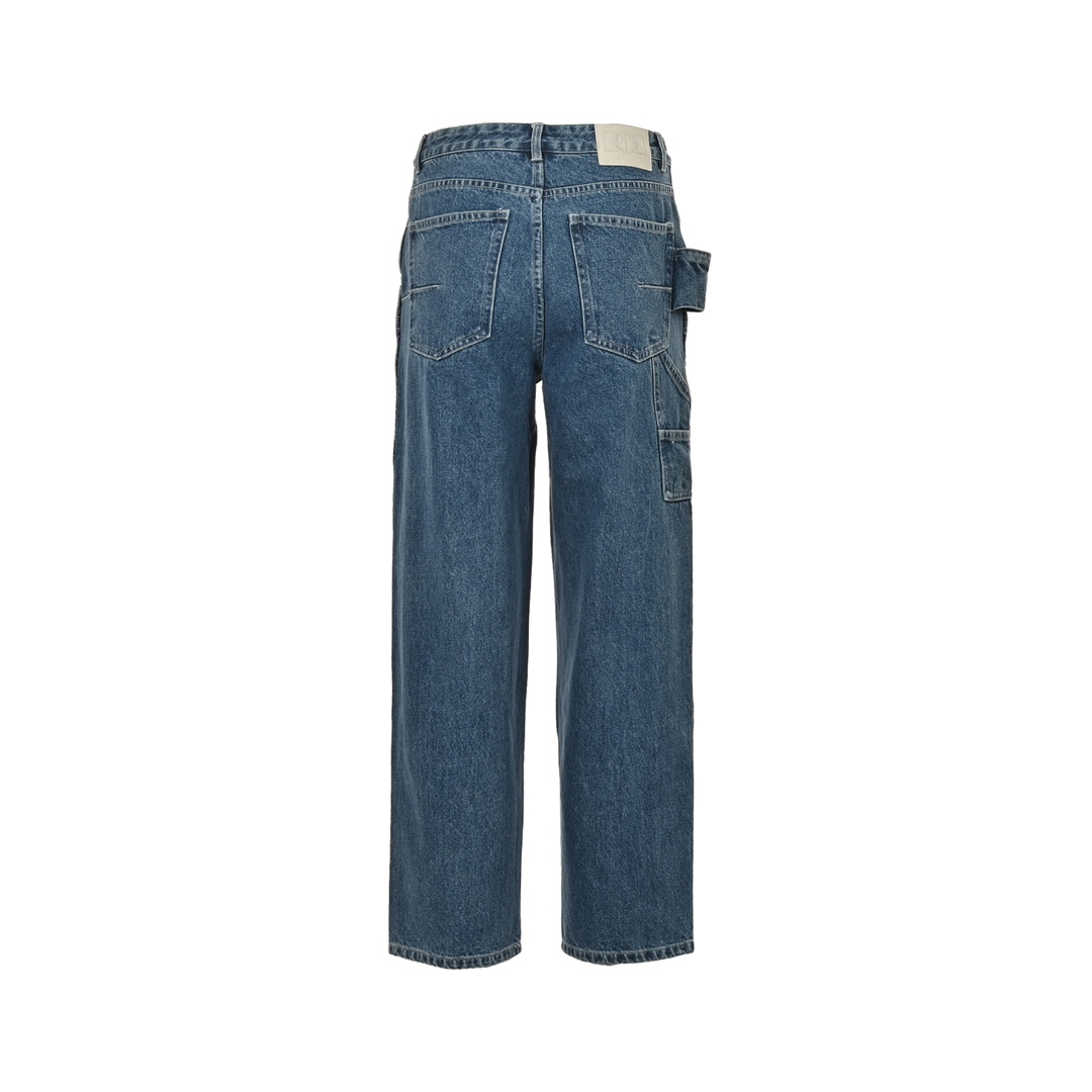 Dior 24Fw embroidered cannage cargo jeans