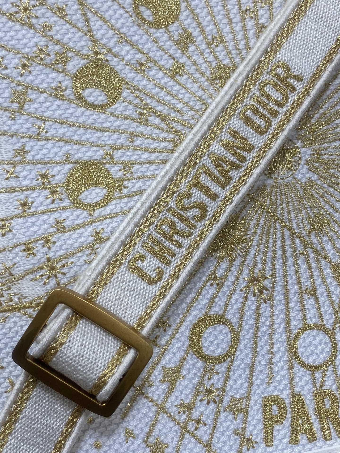 Dior Embroidered Tote Small