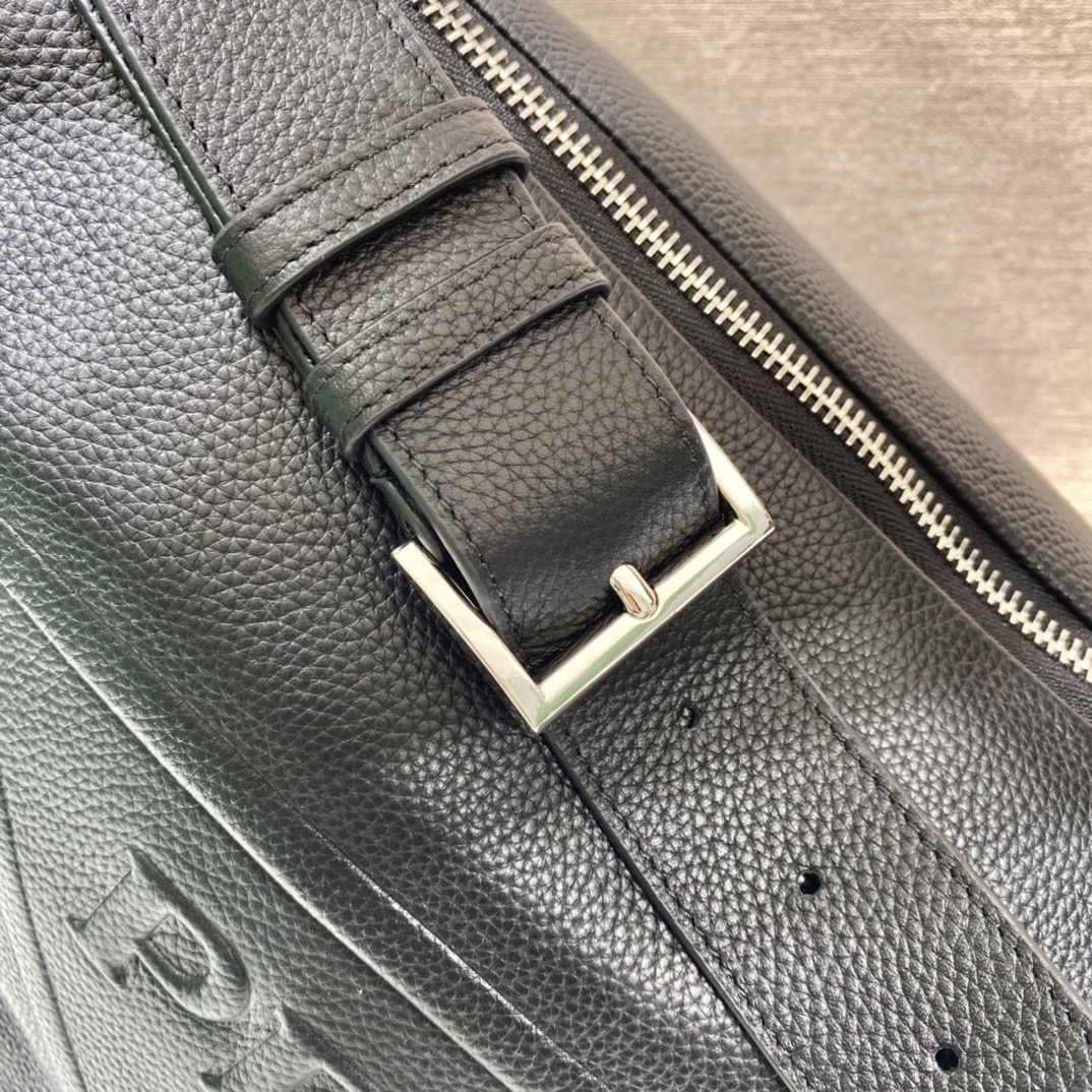 Prada Triangle Leather Crossbody Bag 2VY007