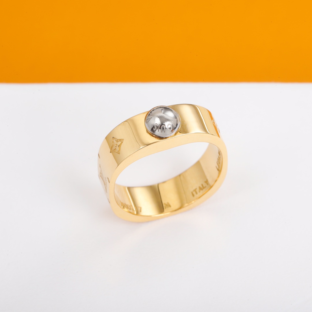 Louis Vuitton Square Couple Ring
