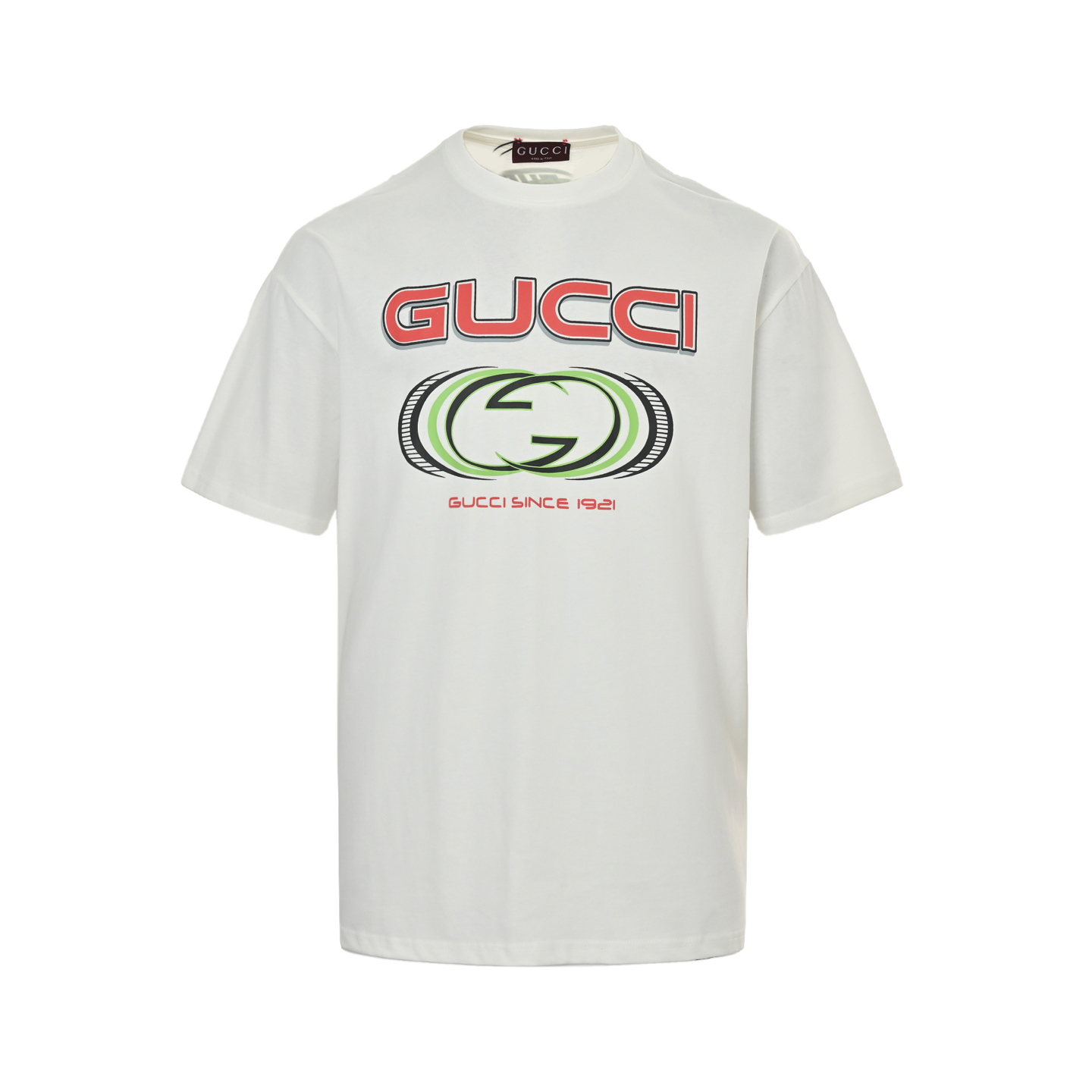 Gucci 25ss multi-element printed short sleeves
