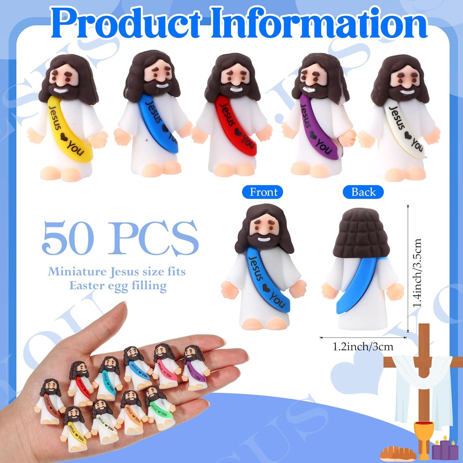 🔥On Sale🔥Mini Jesus Figures - Multicolor