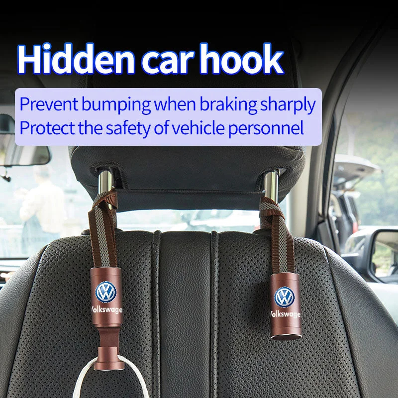 Multifunctional Hidden Aluminum Alloy Car Hook