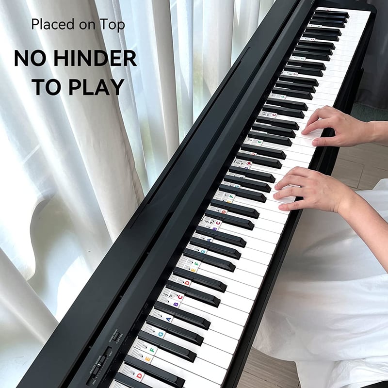 🎄CHRISTMAS HOT SALE-50% OFF-Removable Piano Keyboard Note Labels-BUY 2 GET 10% OFF NOW