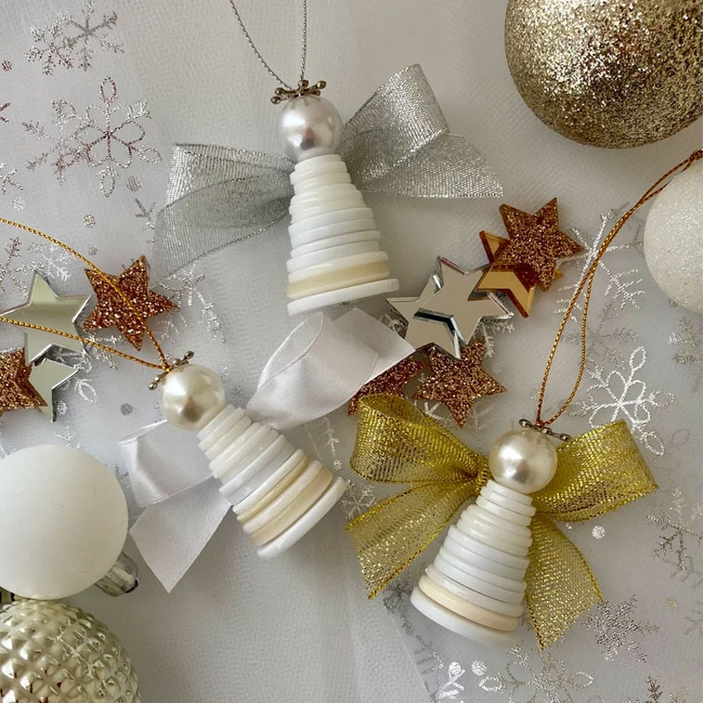 ANGEL Button Tree Decoration Craft Kits