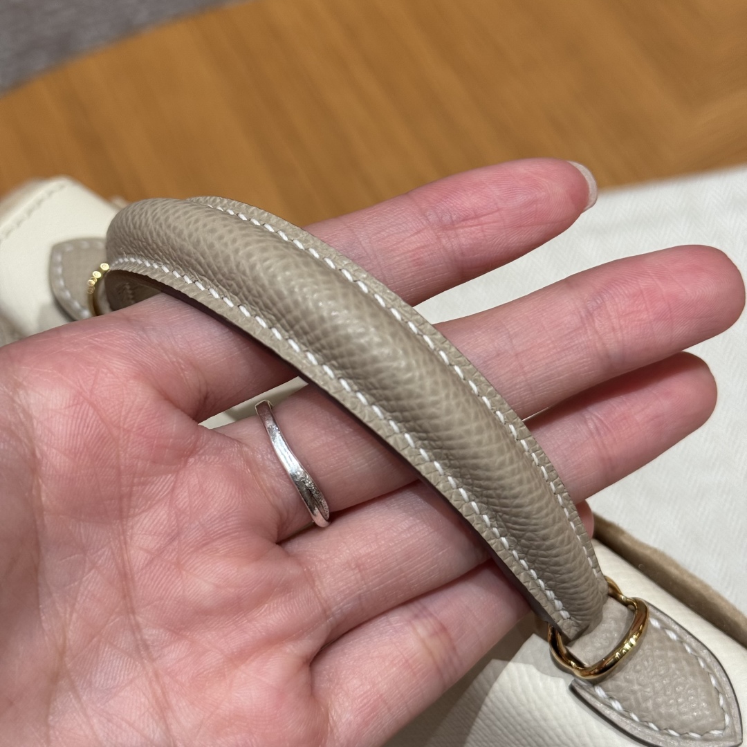 Hermes mini kelly 2 10CraieS2Trench handbag (handmade to order)