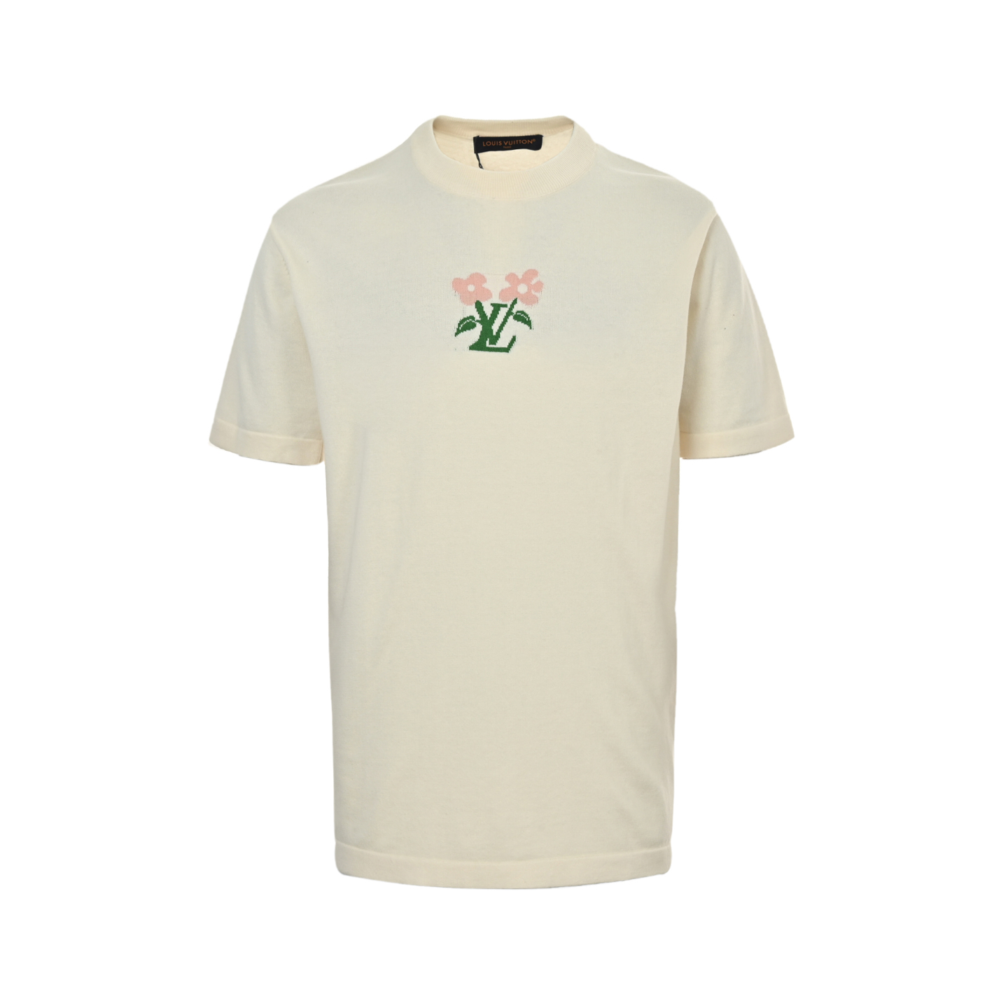 Louis Vuitton Tyler collaboration floral jacquard knit short sleeves