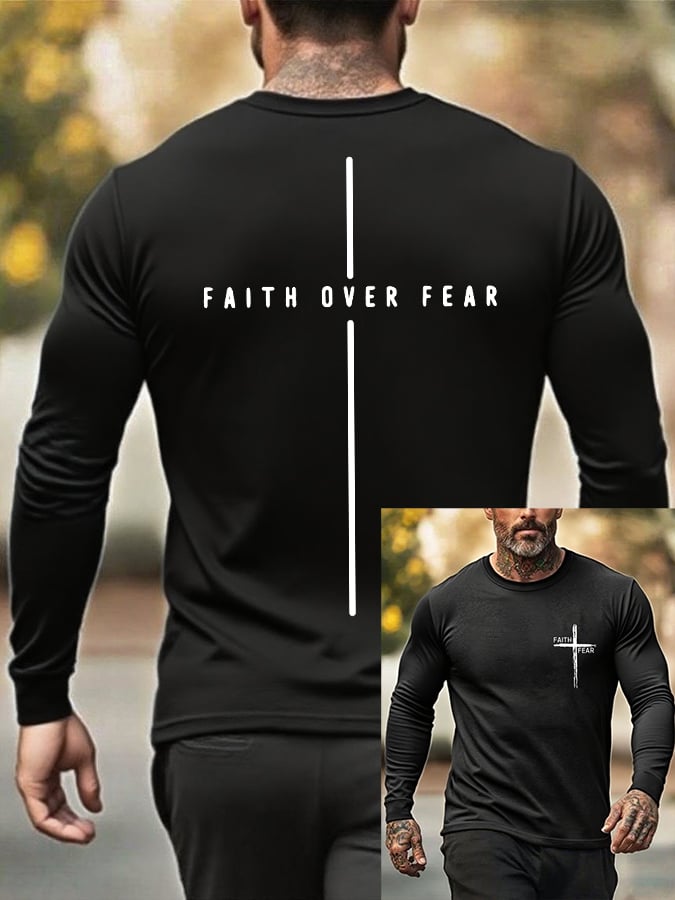 Men's Retro Faith Cross 