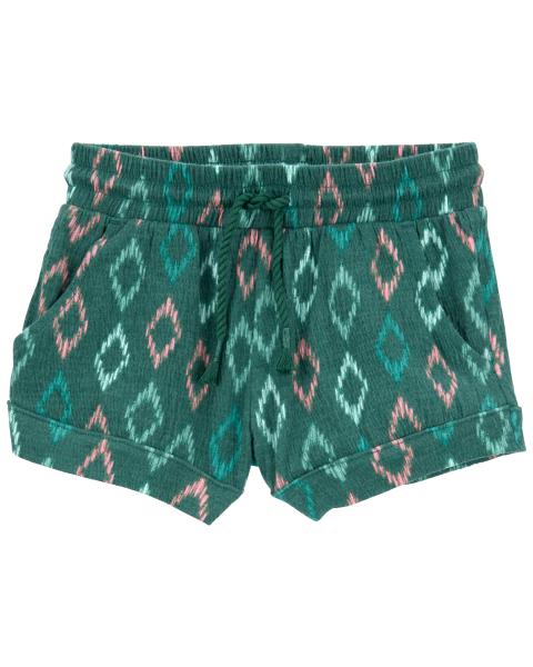 Carter's Toddler Sun And Fun Tee with Pull-On Knit Gauze Shorts