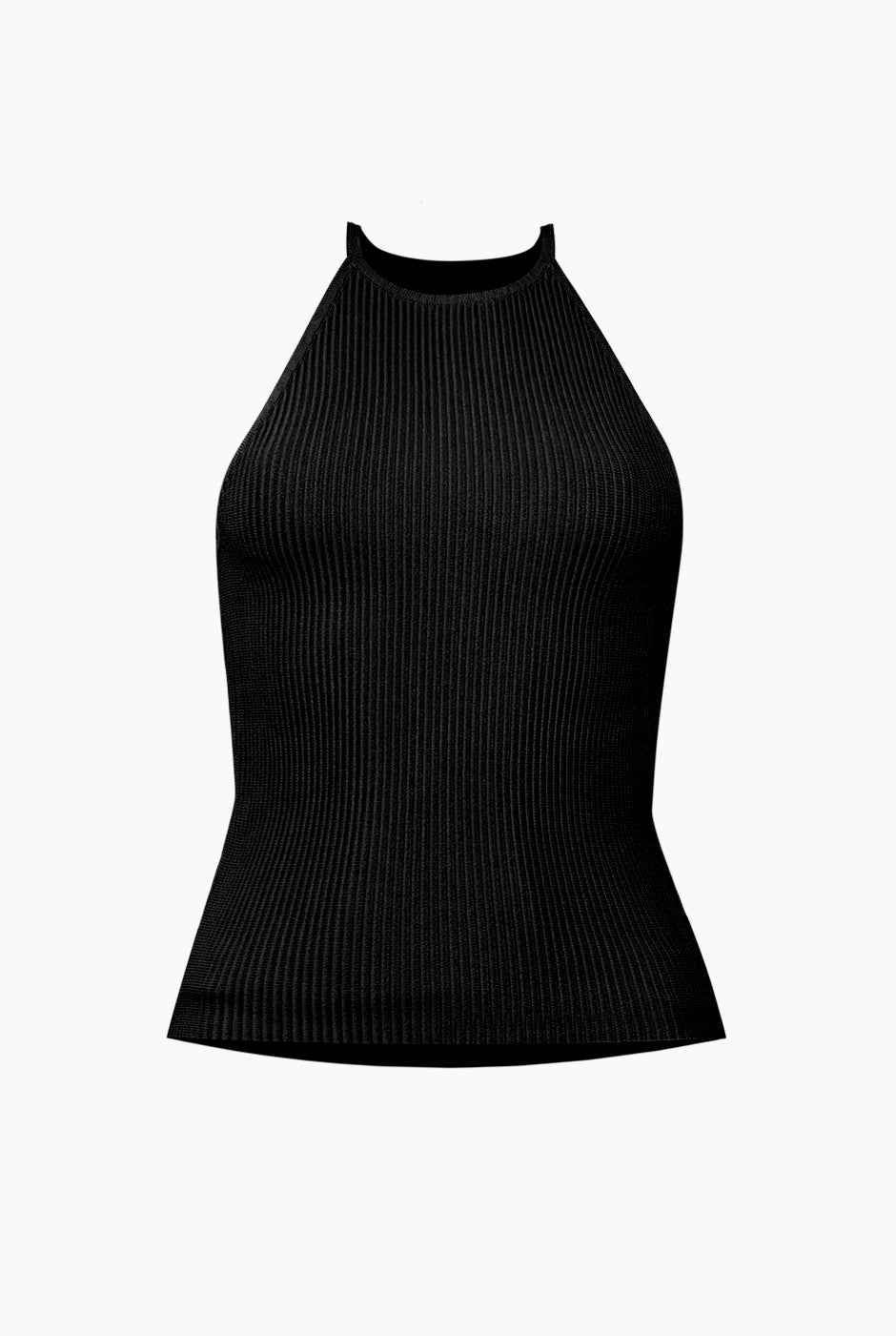 Slim Top Halter Rib
