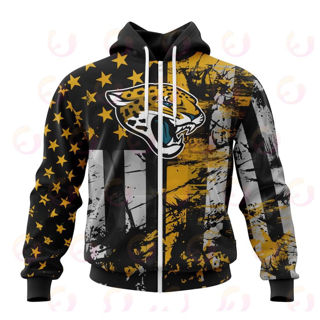 JACKSONVILLE JAGUARS 3D HOODIE JERSEY FOR AMERICA