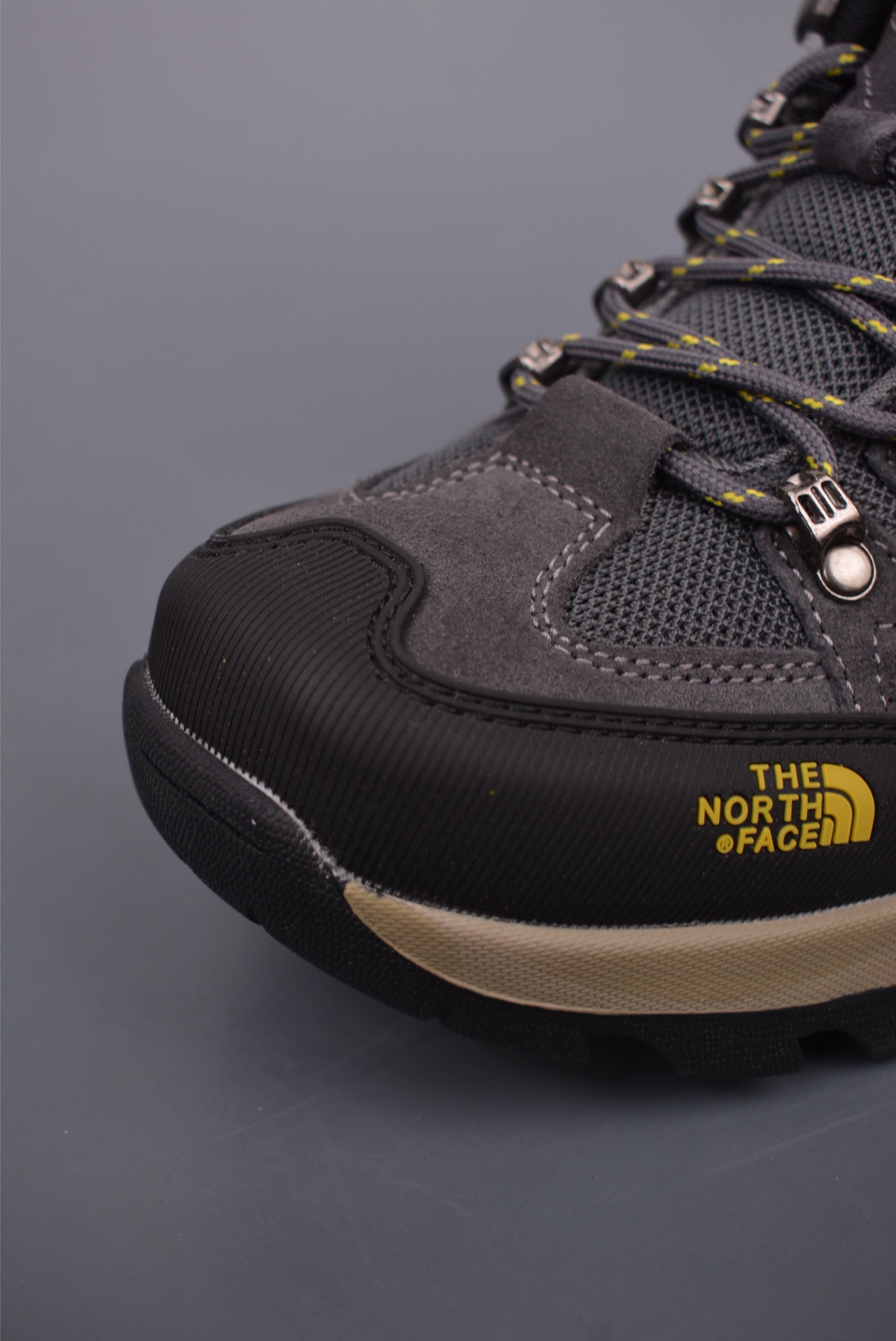 The North Face hiking shoes gray and yellow NF0A8ADU-838B