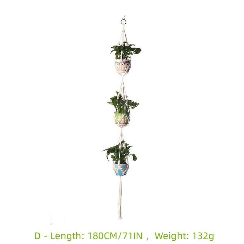 Hand-Woven Gardening  Hanging Plant Stand