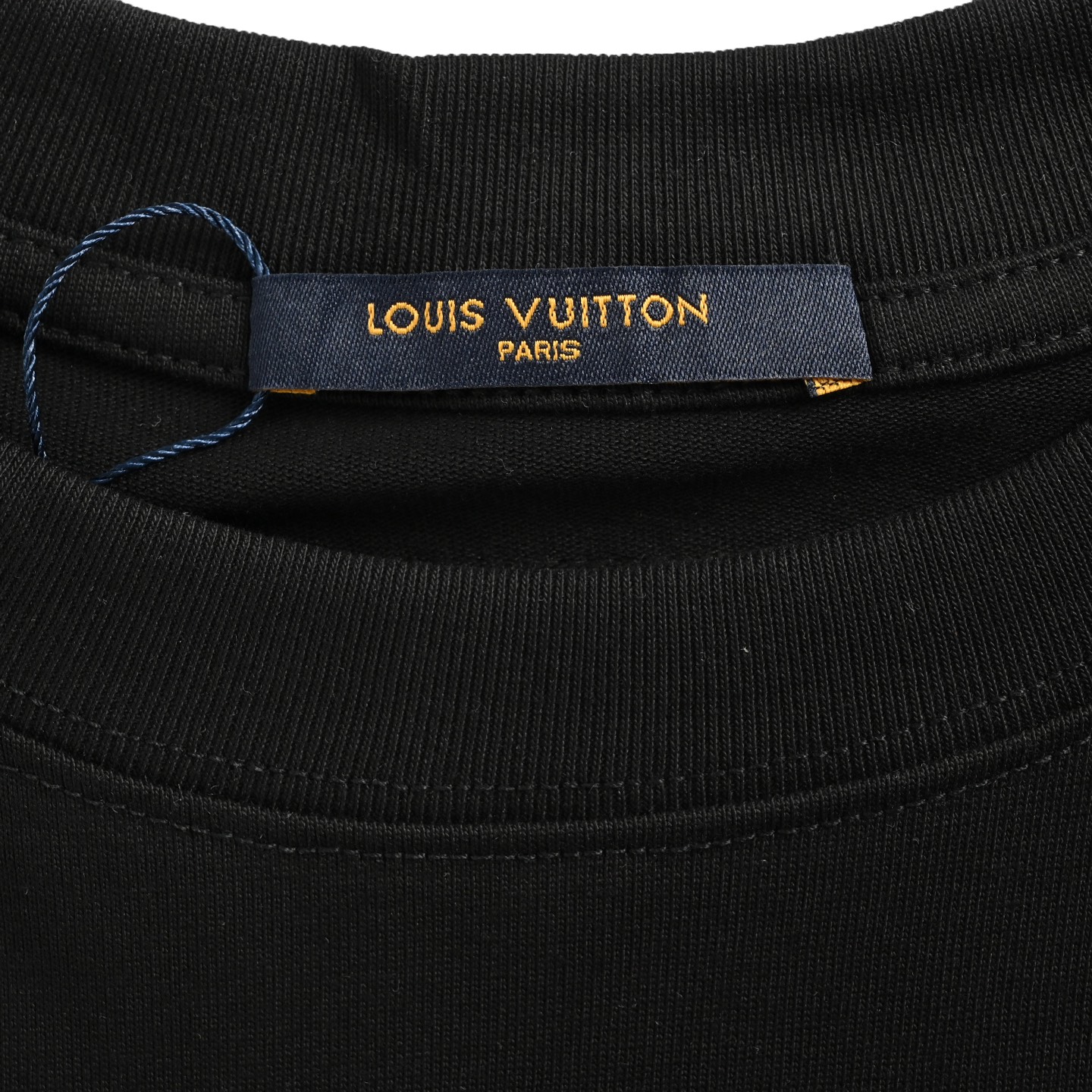 Louis Vuitton 25ss embroidered lettering logo short sleeve