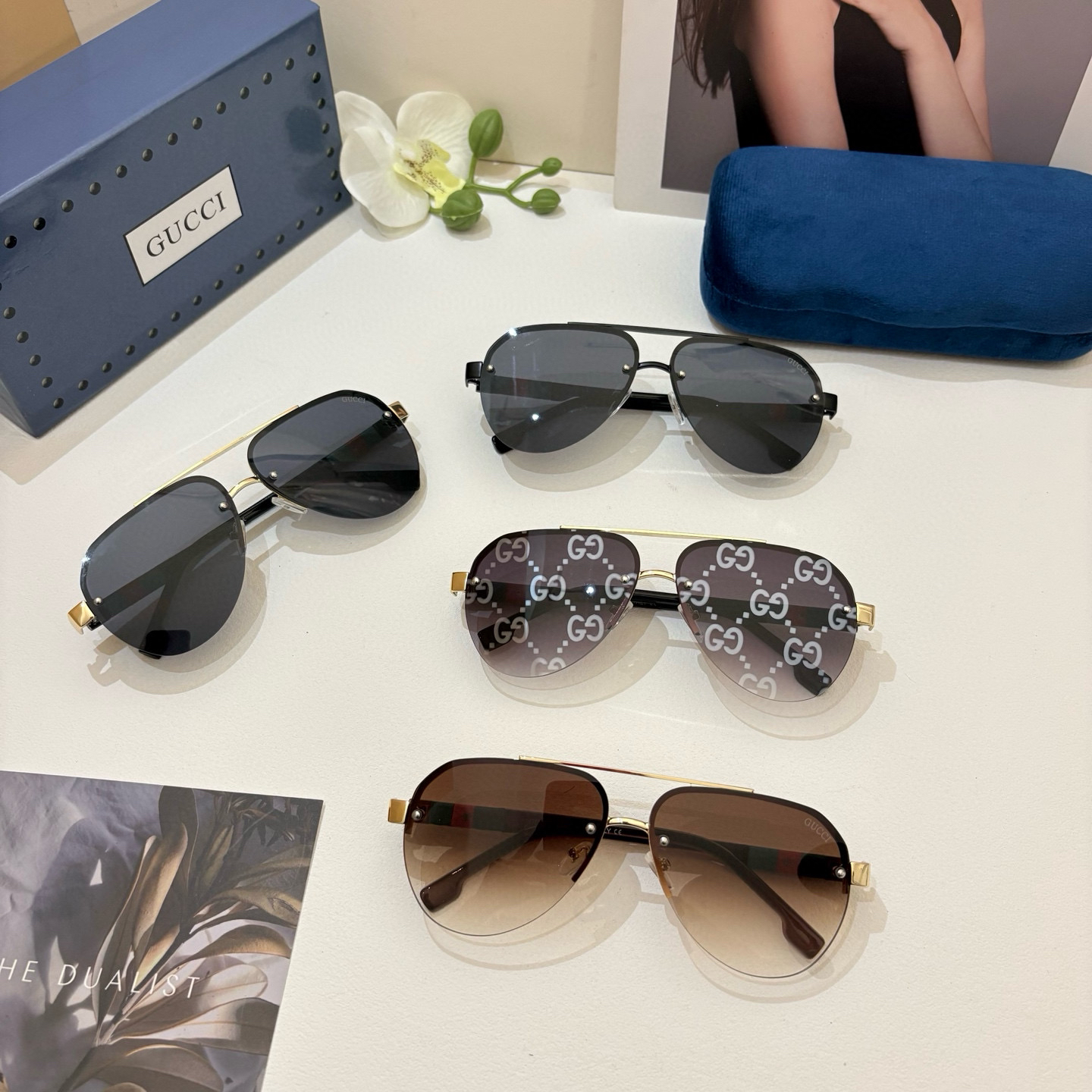 Gucci rimless sunglasses