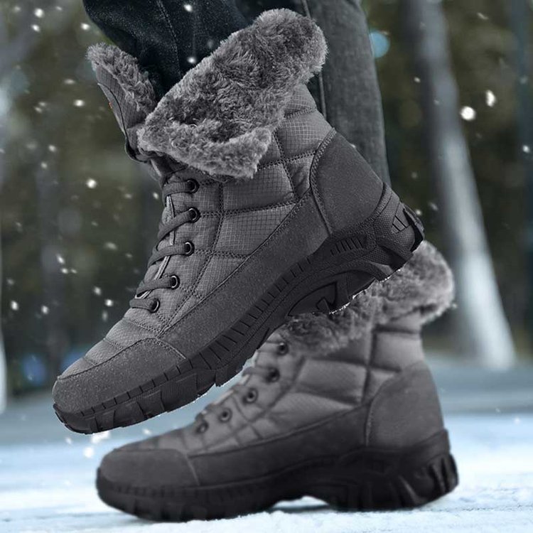 Men's Outdoor Hiking High-Top Snow Boots