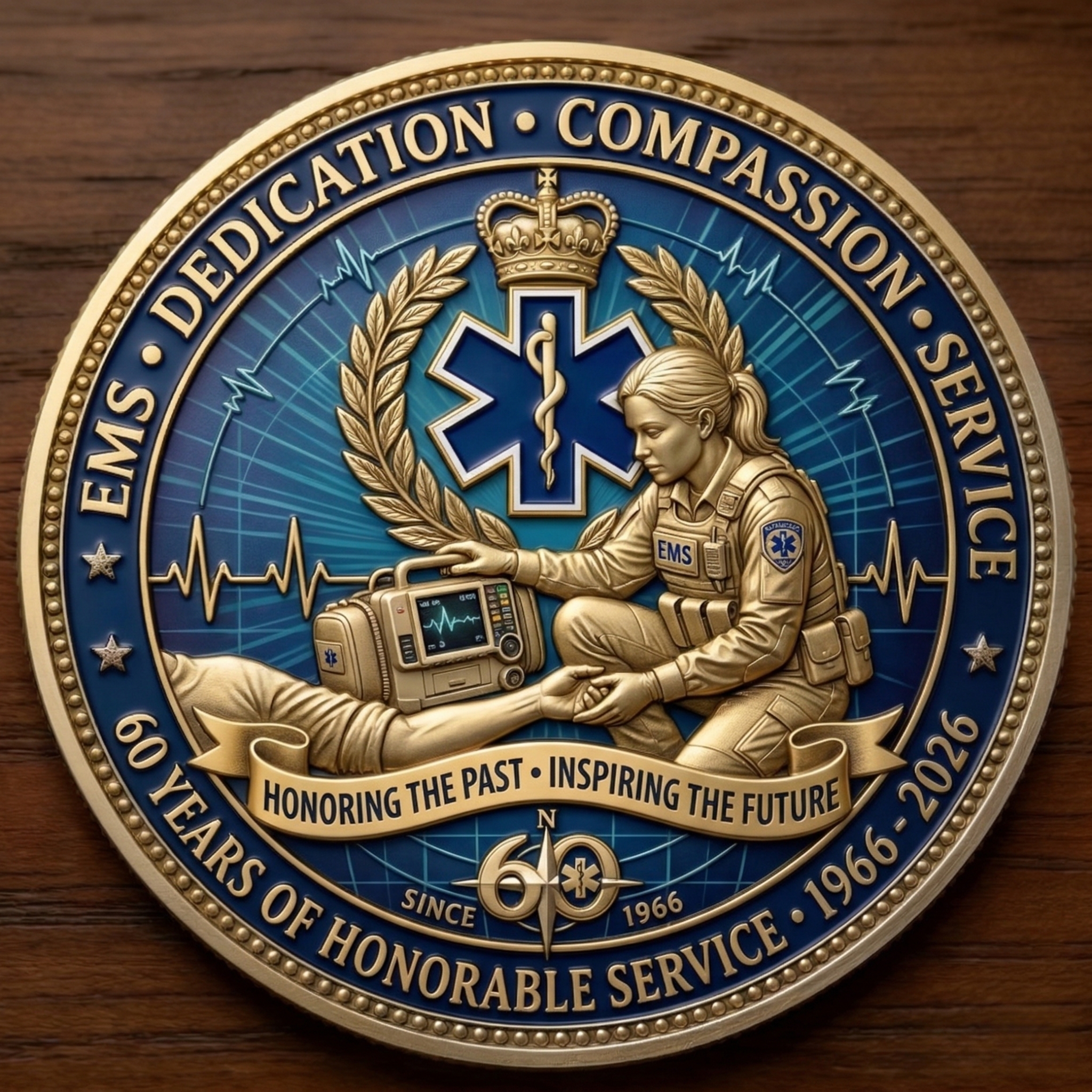 EMS 60th Anniversary Commemorative Coin