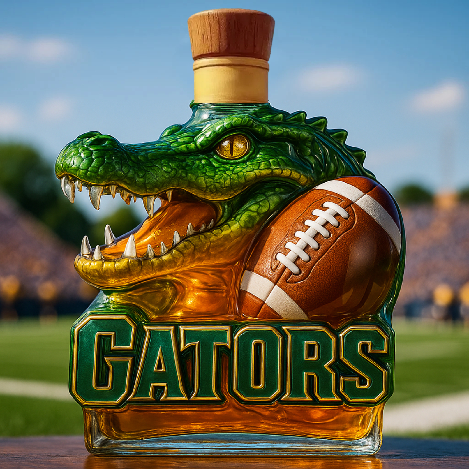 University of Florida Gators Commemorative Whiskey Bottle