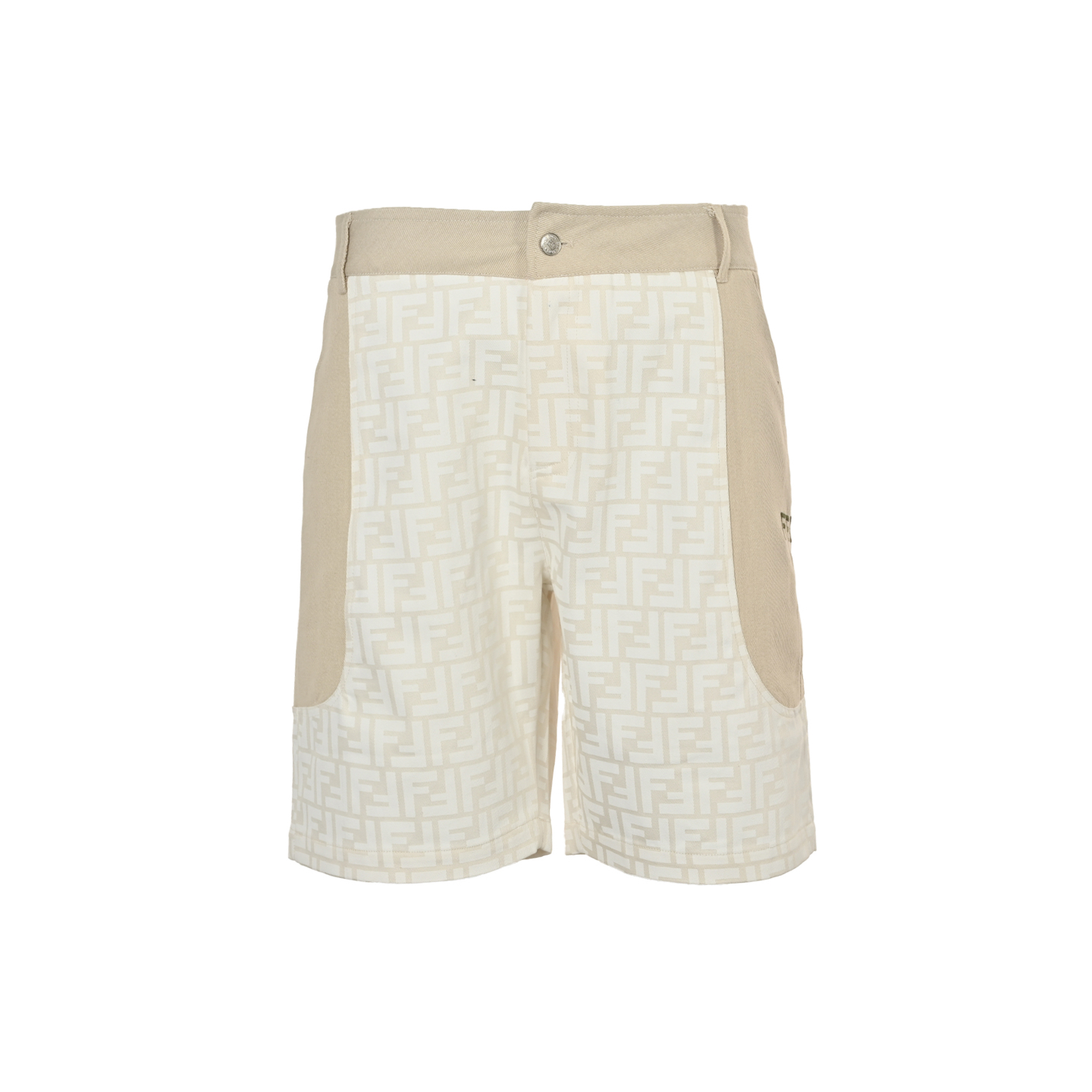 Fendi monogram FF full print shorts