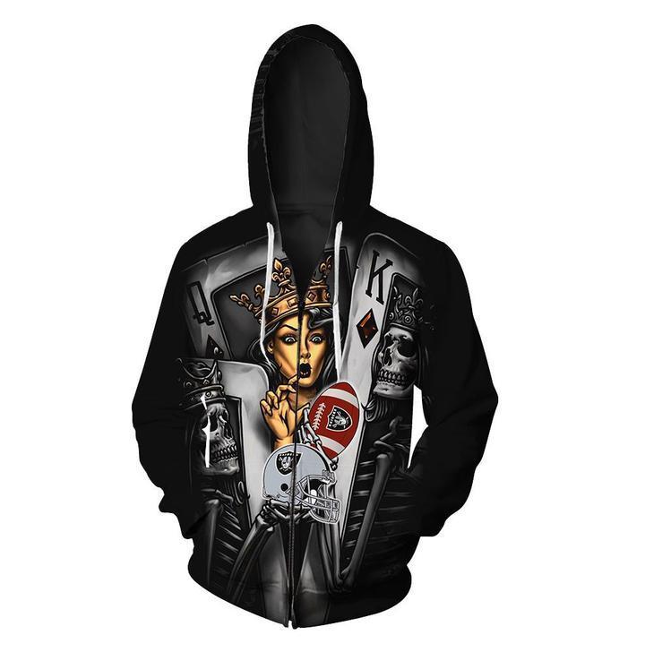 LAS VEGAS RAIDERS 3D HOODIE UNIQUE 121