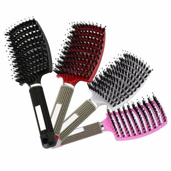 (Mother's Day HOT SALE-50% OFF) Detangler Bristle Nylon Hairbrush -Buy 2 Get Extra 10% OFF