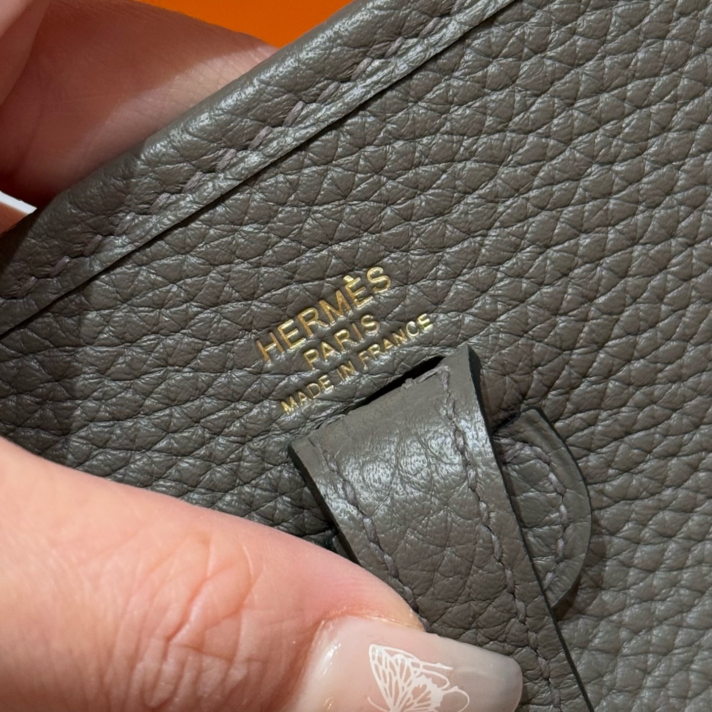 Hermès Evelyne 8FGris Etain Handbag (Handmade to Order)
