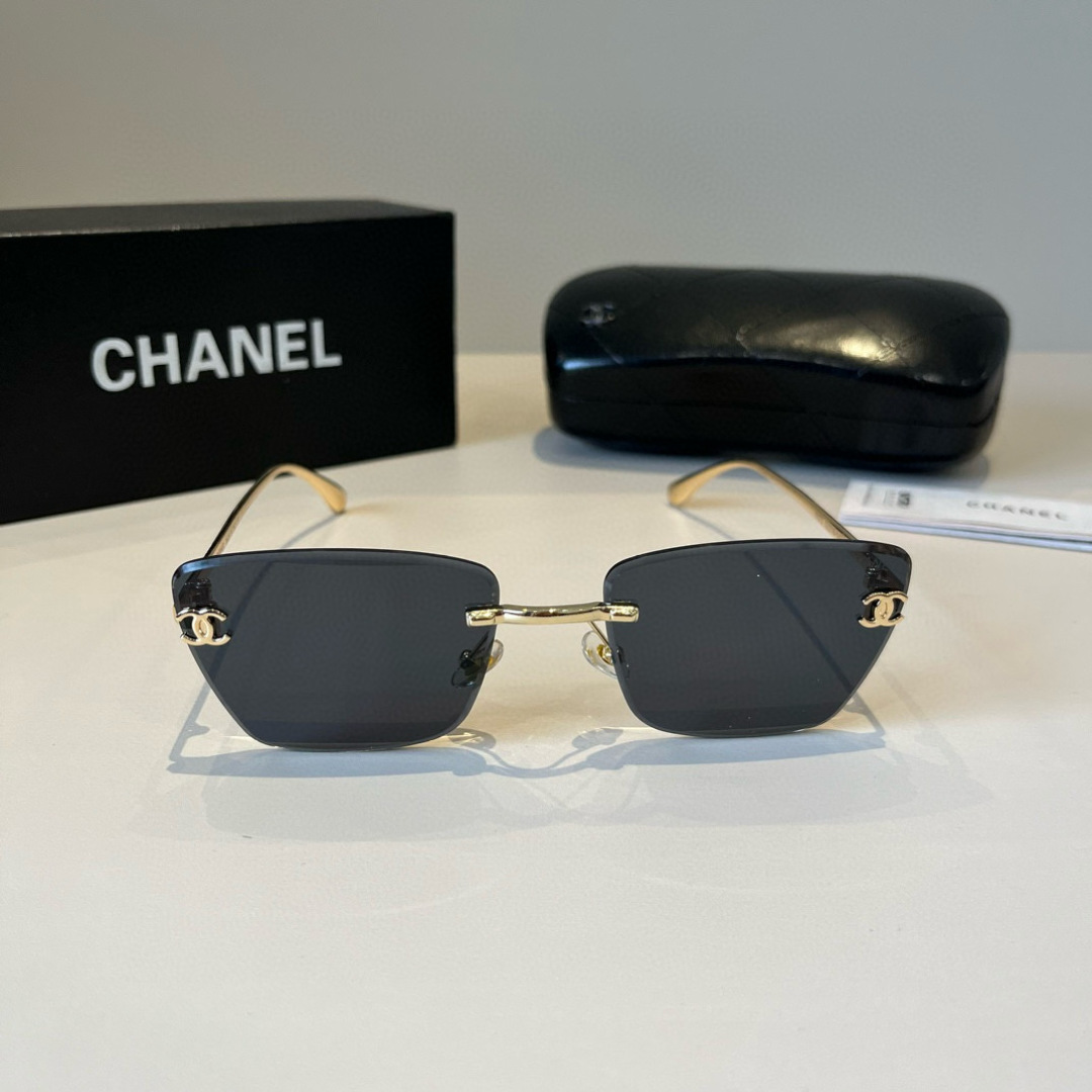 Chanel rimless sunglasses