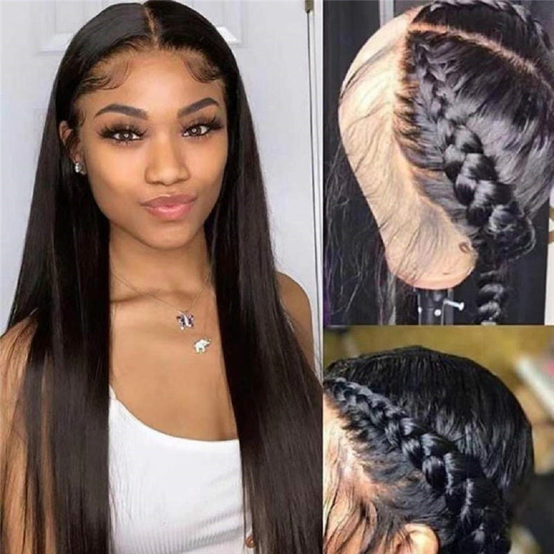 Luna wigs Lace Front 14-26 Inch Long Straight 4x4 Closure Wigs