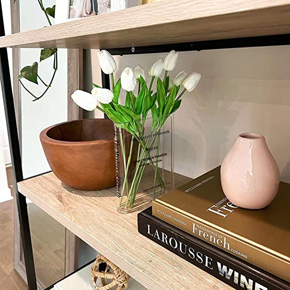 🔥Last Day Promotion-[SAVE 50% OFF]-🌷Unique Acrylic Flower Book Vase Aesthetic Home Decorate-BUY 2 GET 1 FREE